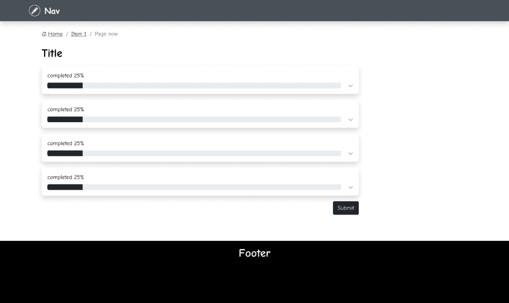 ABI Registry platform form interface
