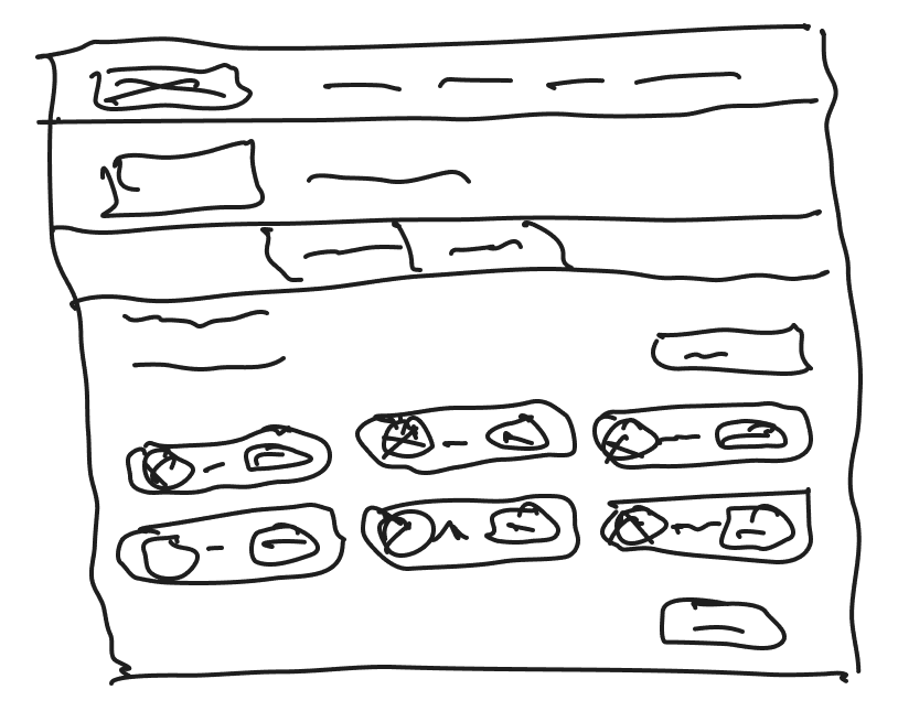 Early LCA Calculator wireframes exploring progressive disclosure