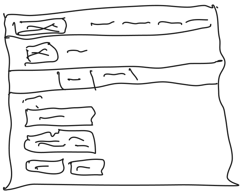 Refined LCA Calculator wireframes showing the final layout structure